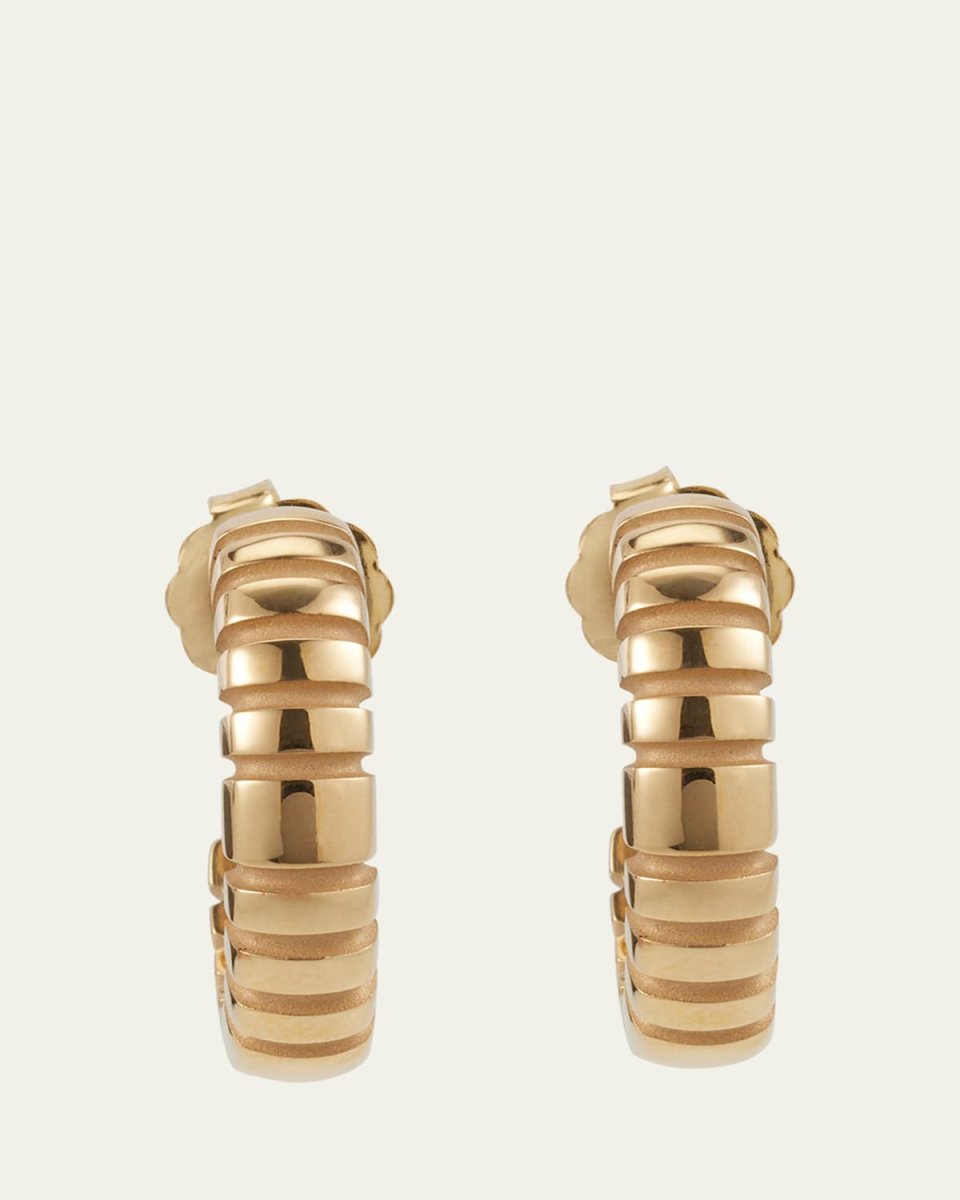 18K Yellow Gold Orla Large Oval Hoop Earrings